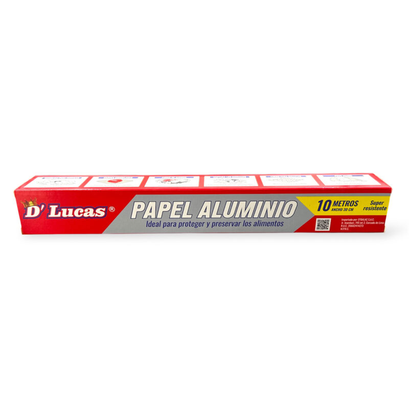 Papel Aluminio 10 Metros