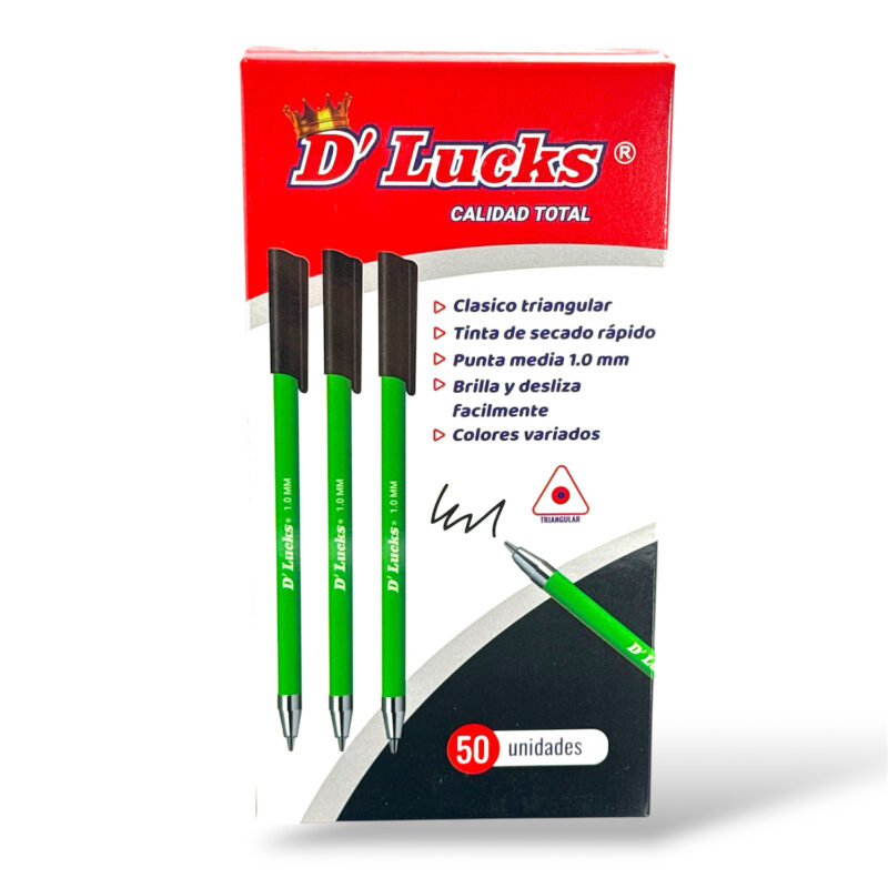 Bolígrafo D'Lucas Tinta Negro - Imagen 3